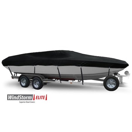 Eevelle Boat Cover PERFORMANCE BOAT Inboard 22ft 6in L 102in W Black SFPERF22102-BLK